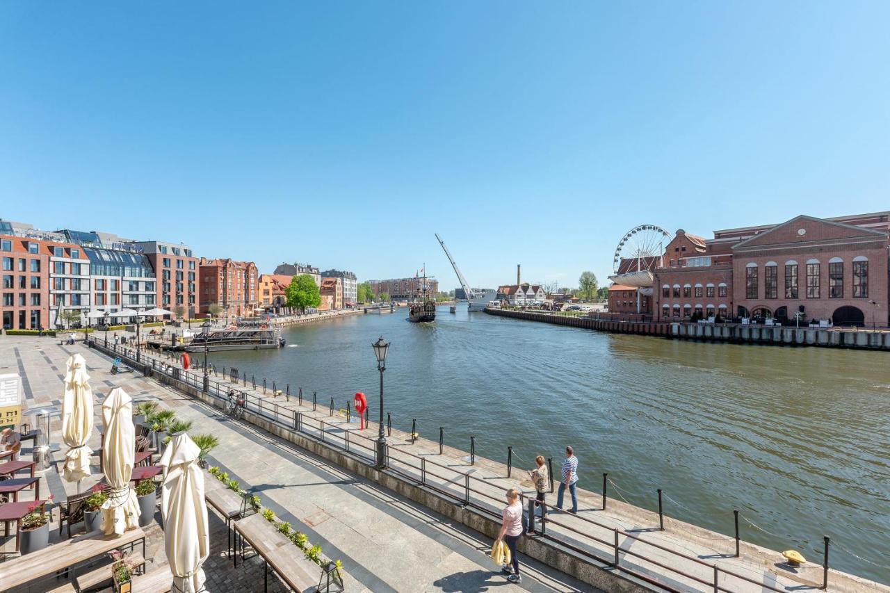 Symfonia Amazing River View Apartment By Downtown Apartments Gdansk Exterior foto