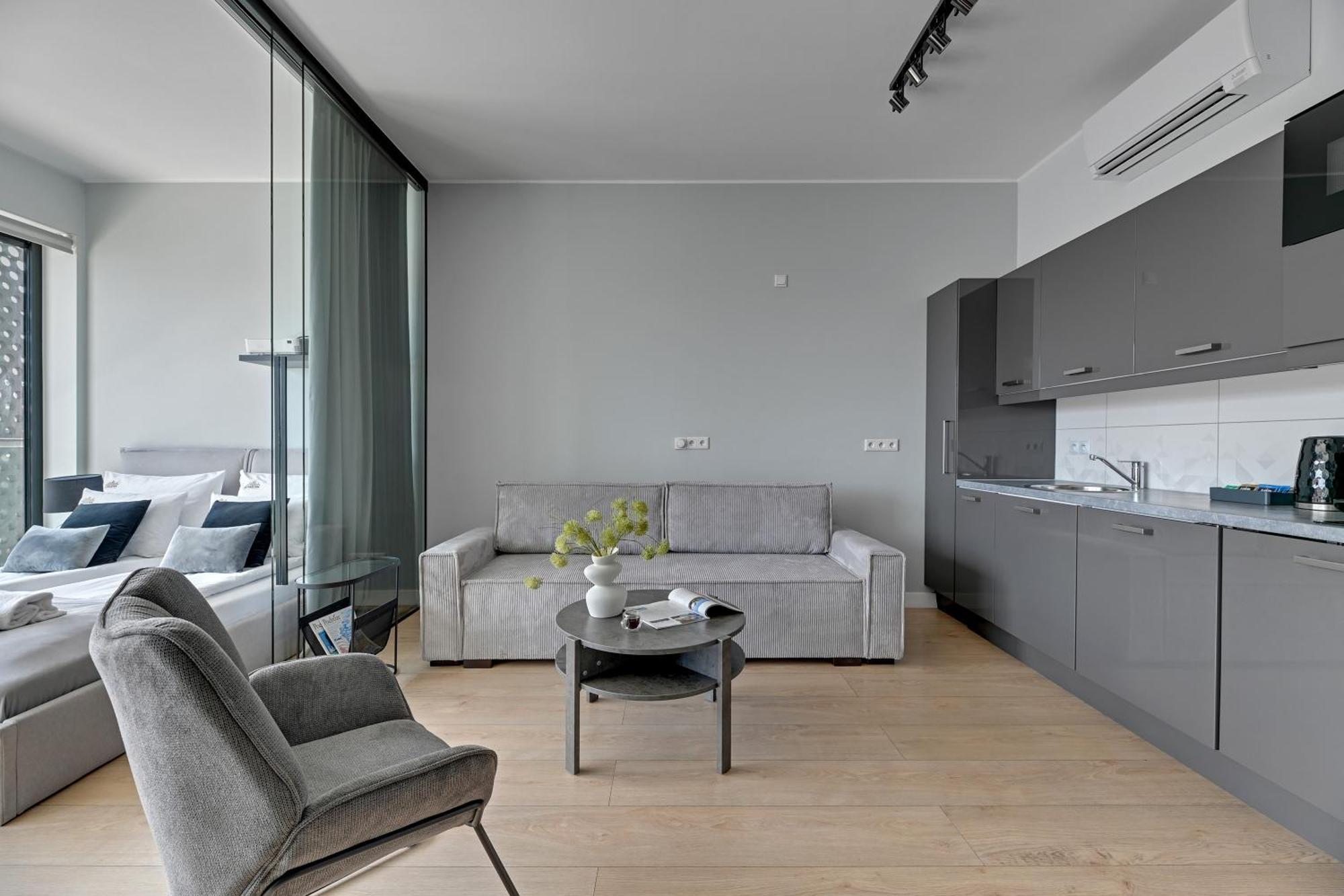Symfonia Amazing River View Apartment By Downtown Apartments Gdansk Exterior foto