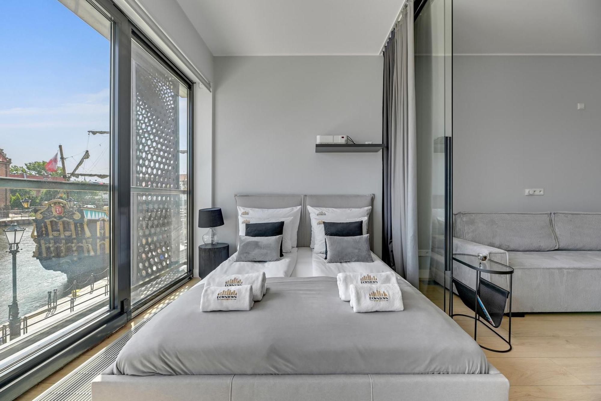 Symfonia Amazing River View Apartment By Downtown Apartments Gdansk Exterior foto